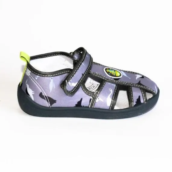 AC School Slippers with Ship Print | 604/21-G