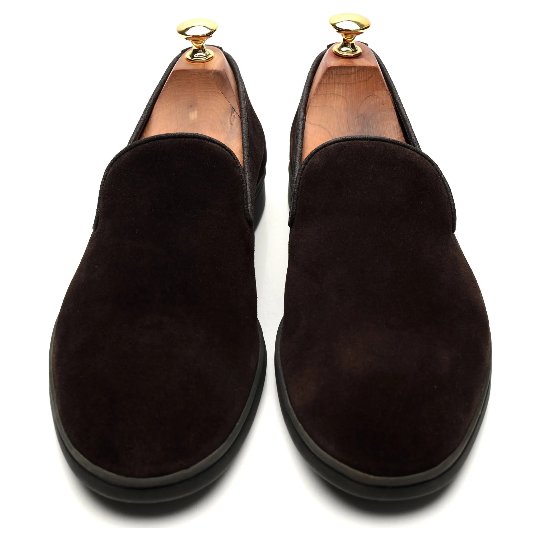'All Day Slipper' Dark Brown Suede UK 9
