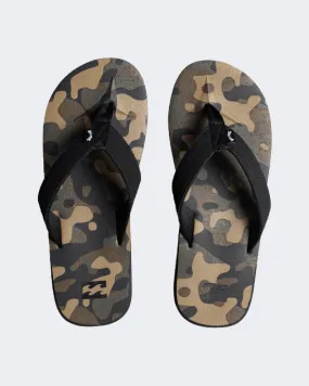 Billabong All Day Theme Men Beach Slippers Camo C5Ff37Bip2-0869