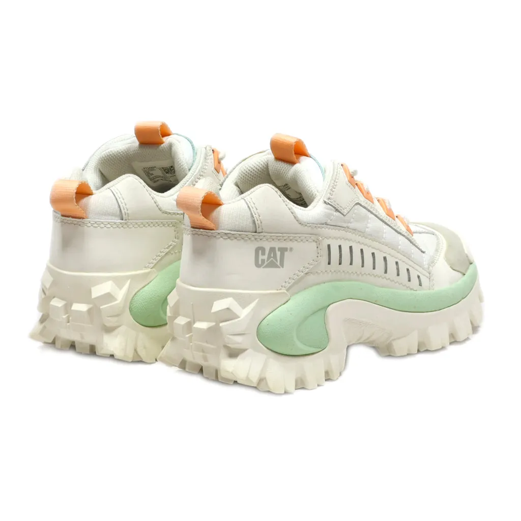 Caterpillar Sport Shoes Leather Beige Colour For Women