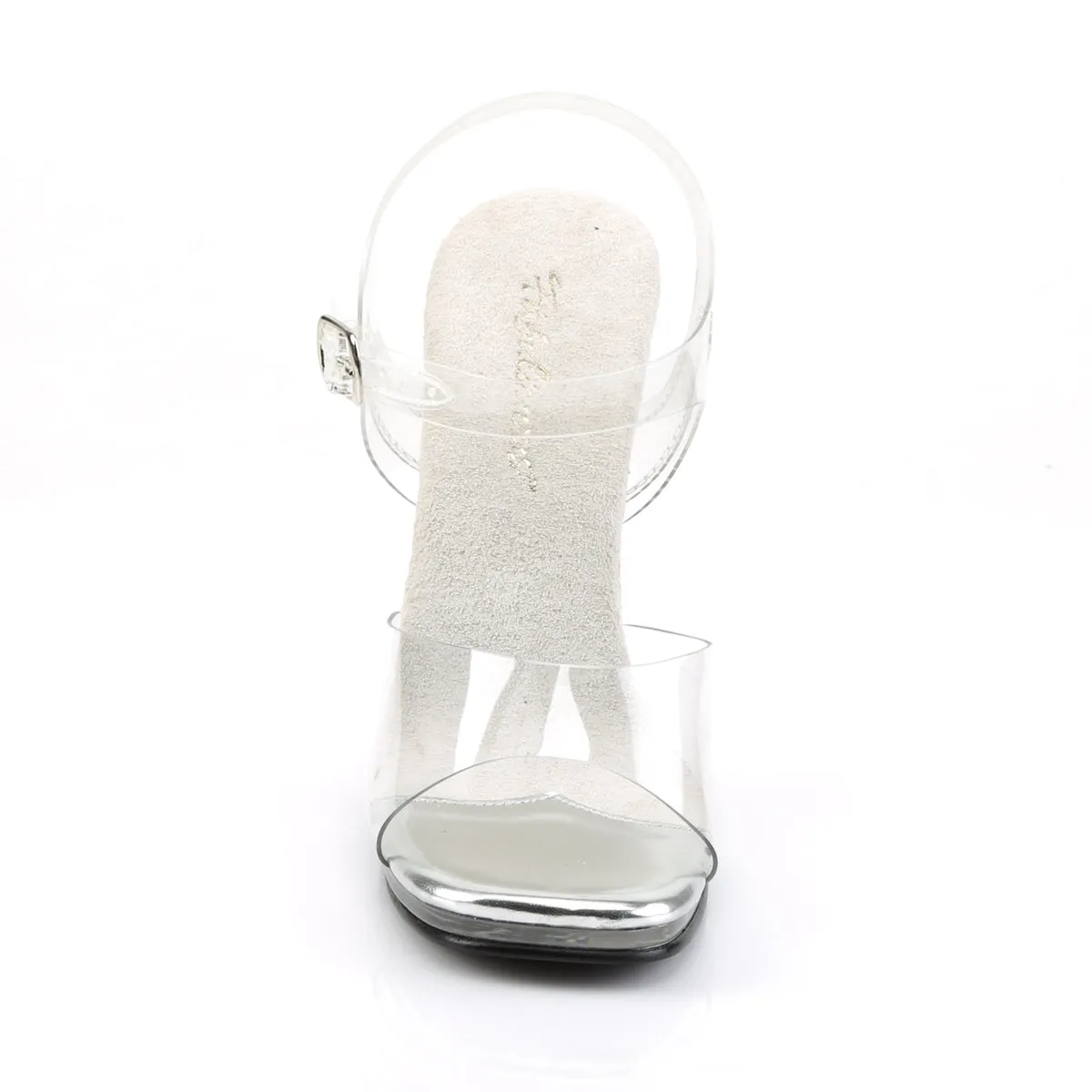 CHIC-08 Fabulicious 4.5 Inch Heel Clear Posing Shoes