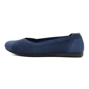 Clarks Carly Wish Ballerinas Fabric Blue Colour For Women