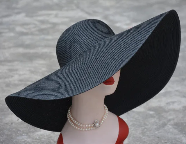 Foldable Oversized Huge Wide Brim