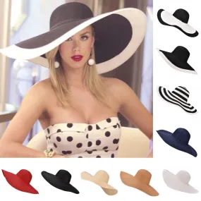 Foldable Oversized Huge Wide Brim
