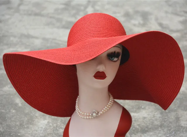 Foldable Oversized Huge Wide Brim
