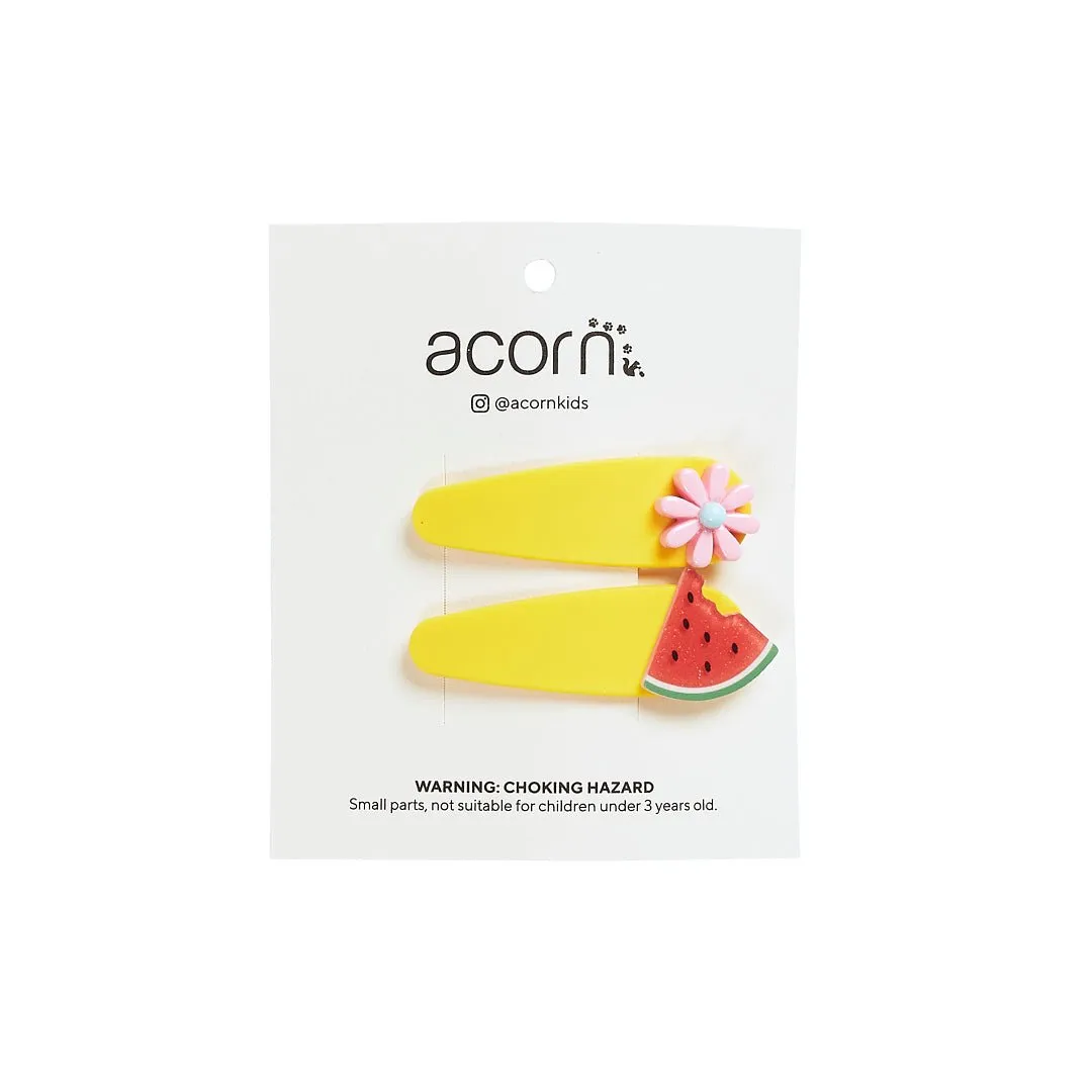 Fruit Hair Clip Yellow