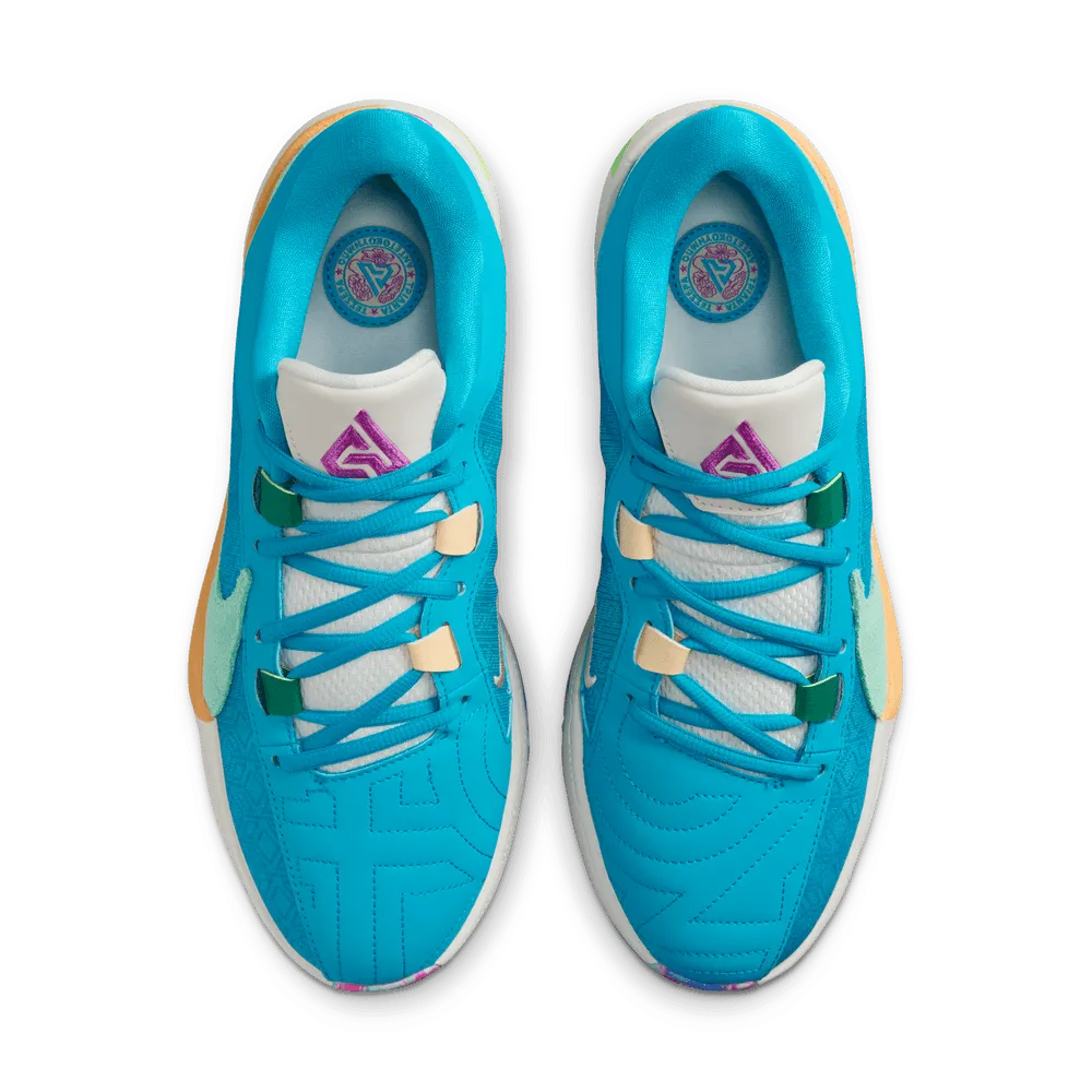 Giannis Antetokounmpo Freak 5 Basketball Shoes 'Blue/Emerald'