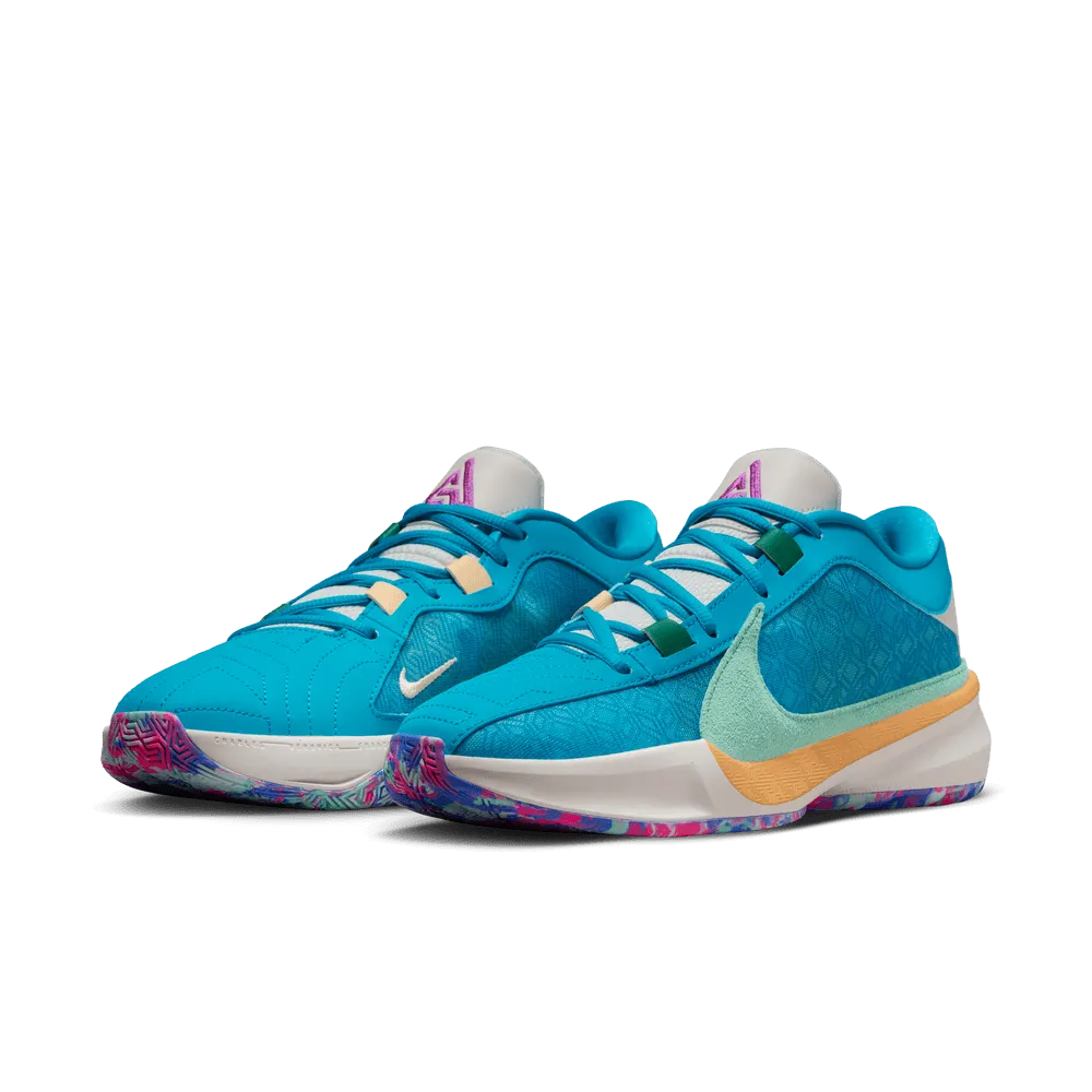 Giannis Antetokounmpo Freak 5 Basketball Shoes 'Blue/Emerald'