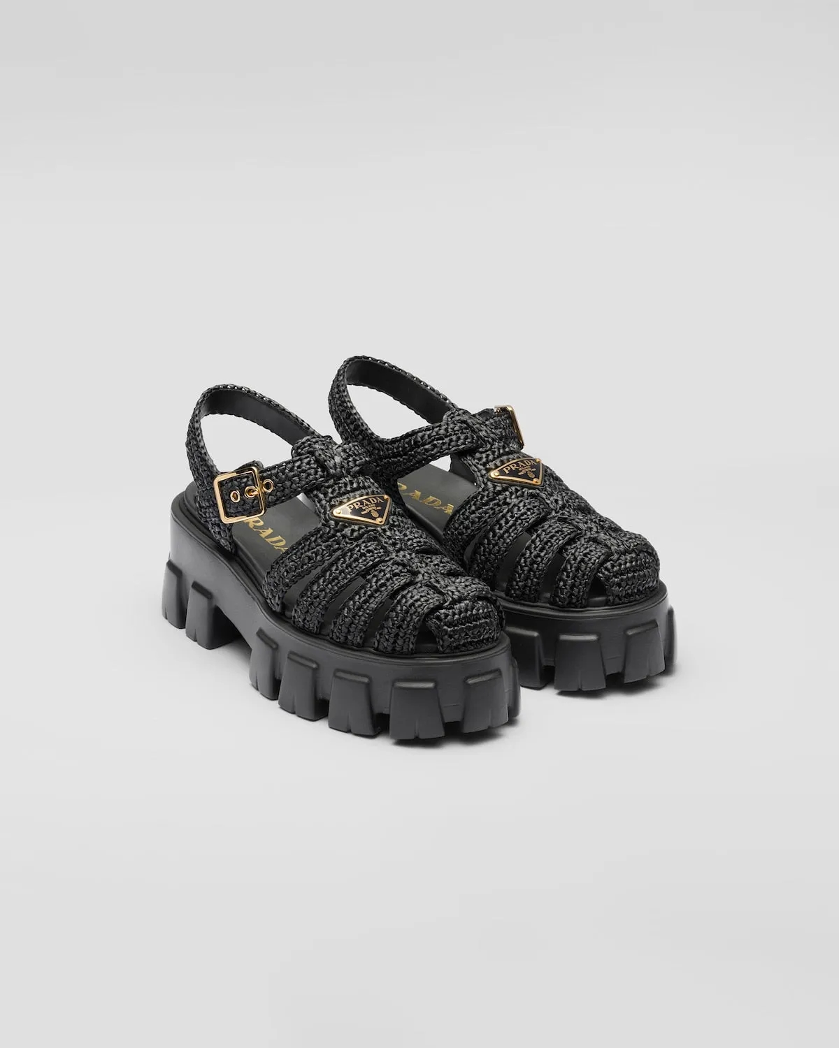 Monolith Crochet Cage Sandals