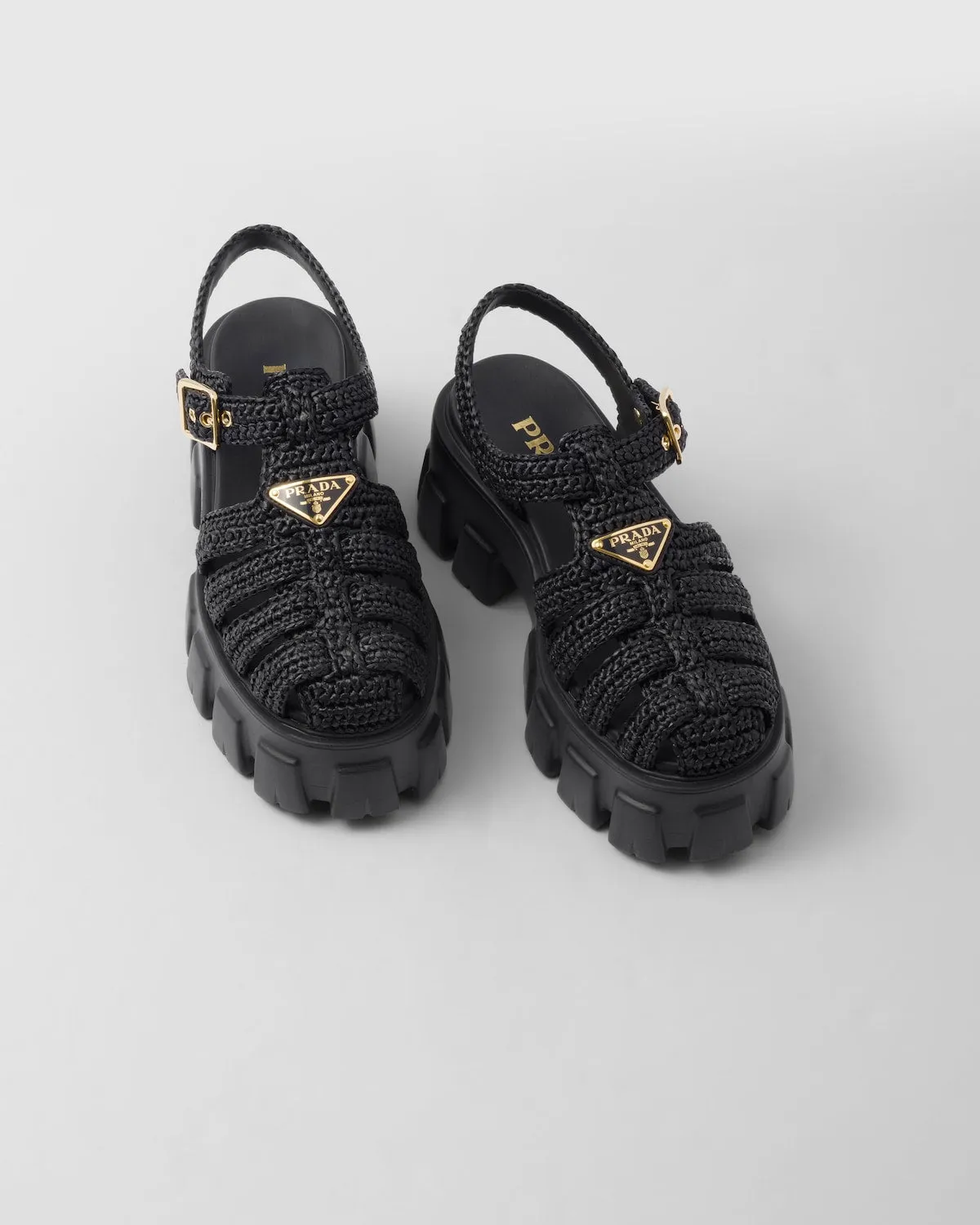 Monolith Crochet Cage Sandals