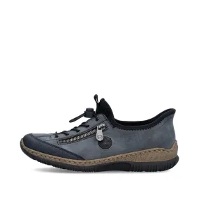 Rieker N3267 NAVY Slip On Casual Shoe N3267-14