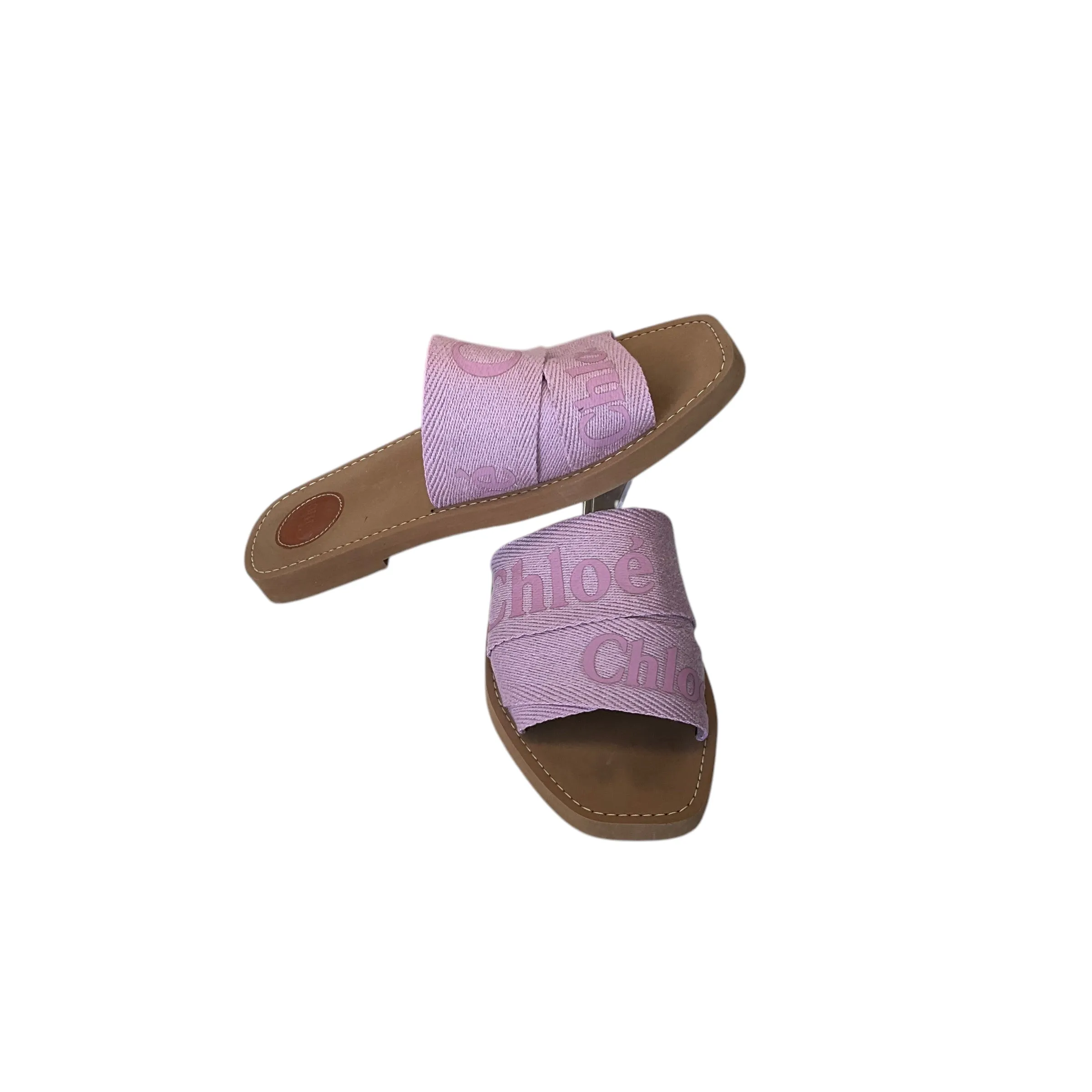 SIZE 40 Chloe Canvas Sandal .