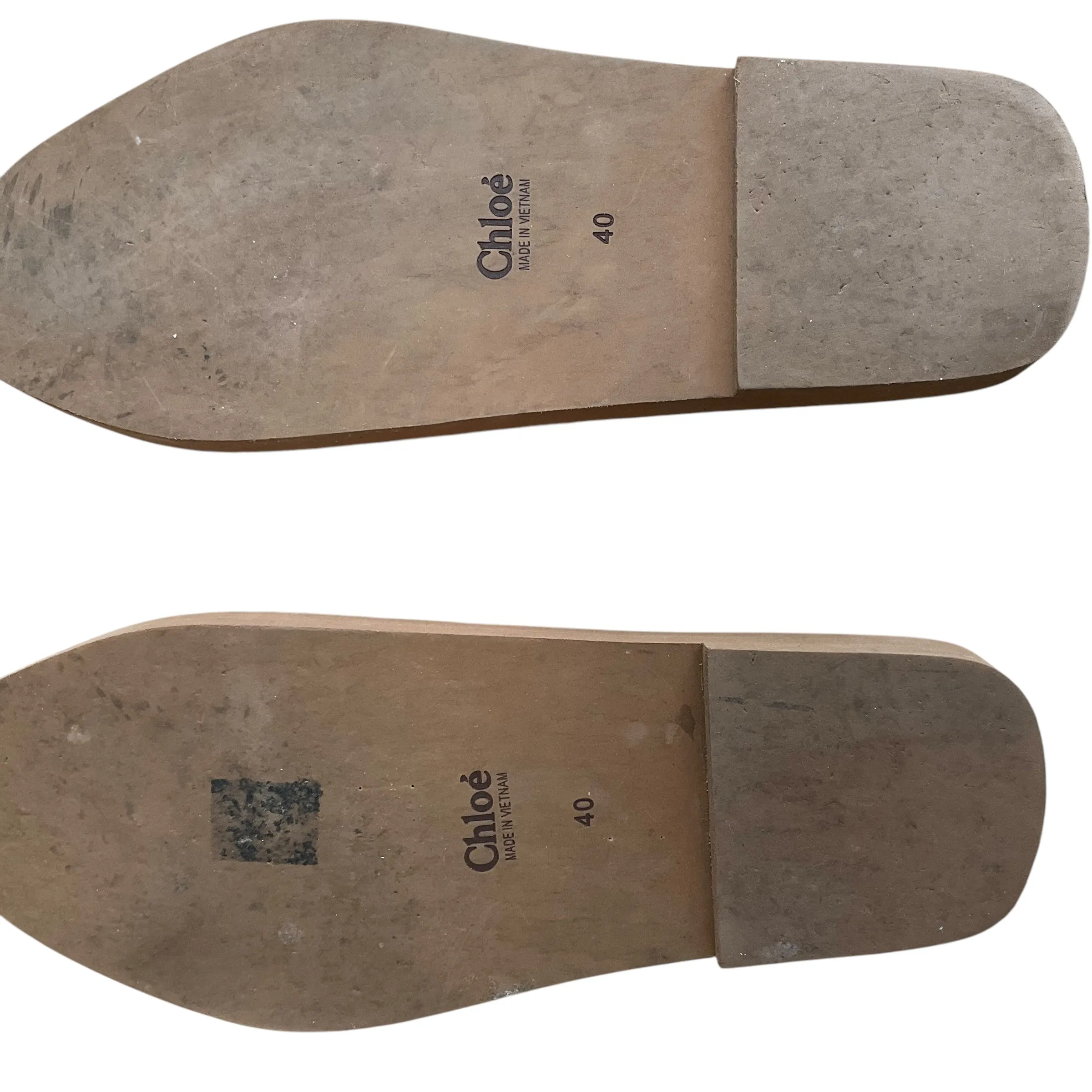 SIZE 40 Chloe Canvas Sandal .