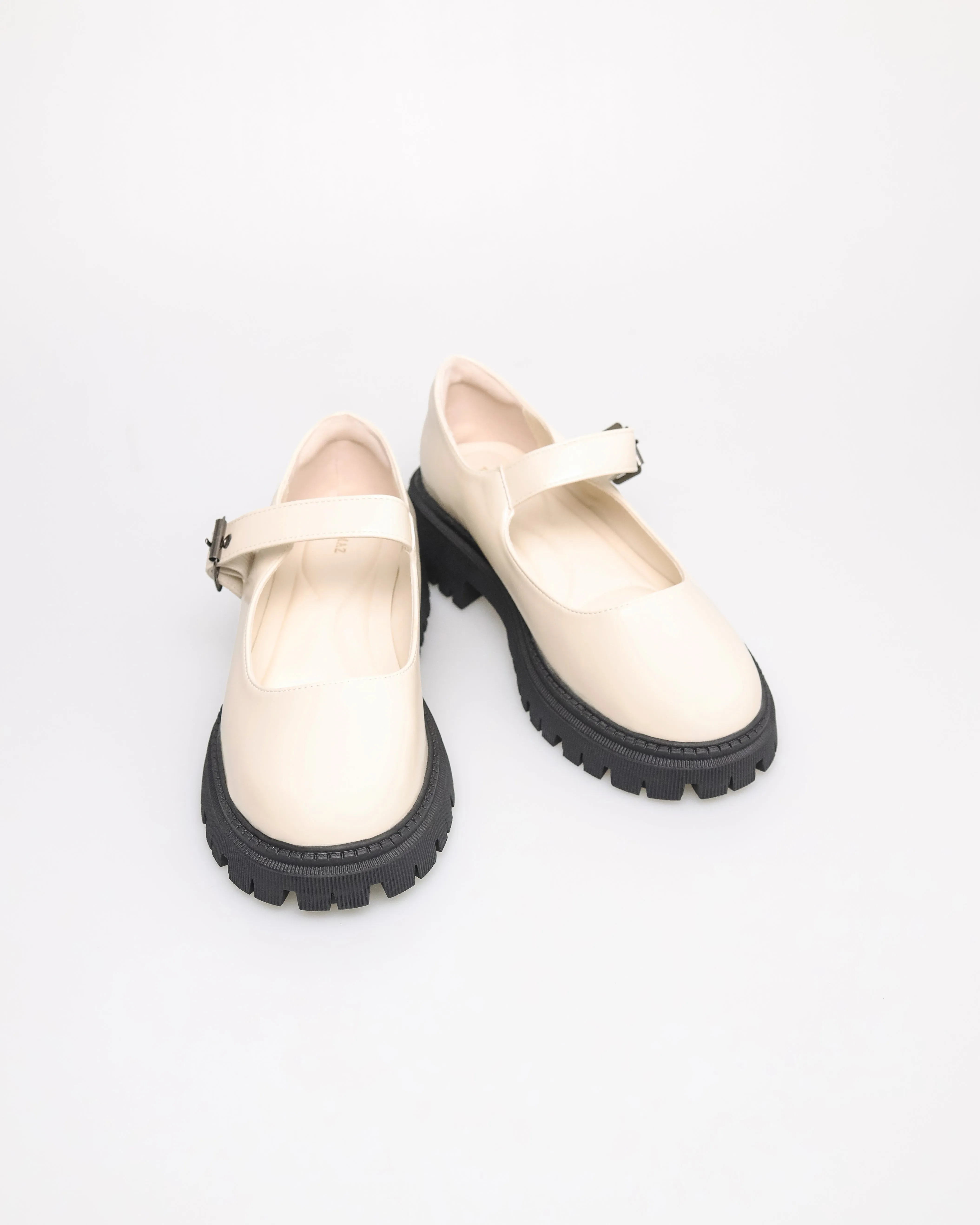 Tomaz NN392 Ladies Mary Jane Platform Loafers